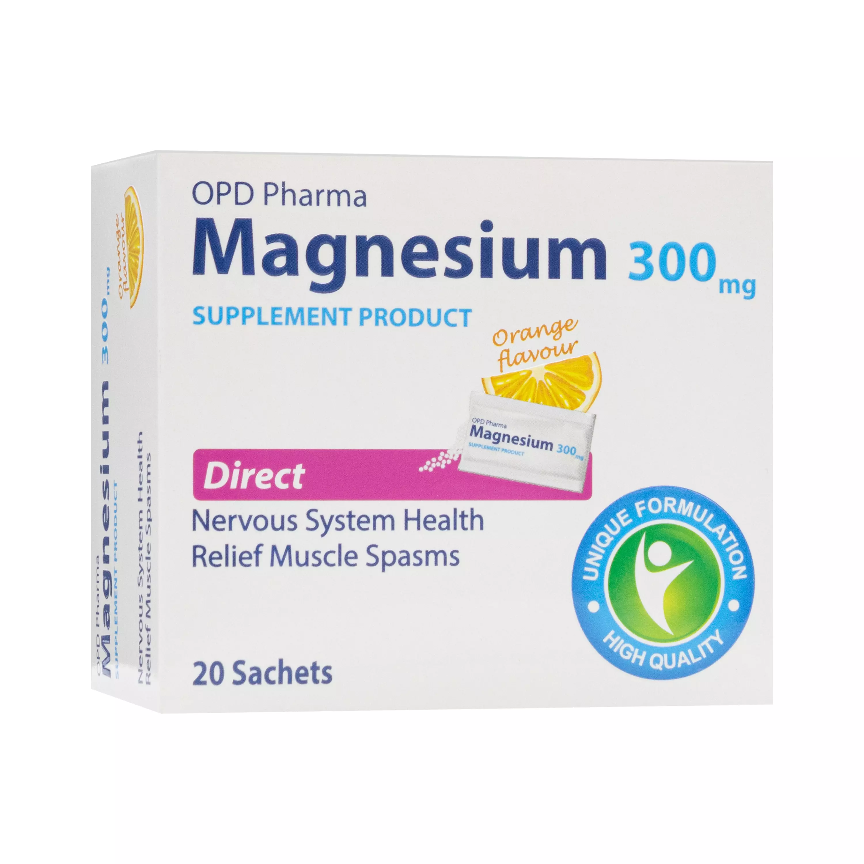 ساشه منیزیم 300 پرتقالی او پی دی فارما